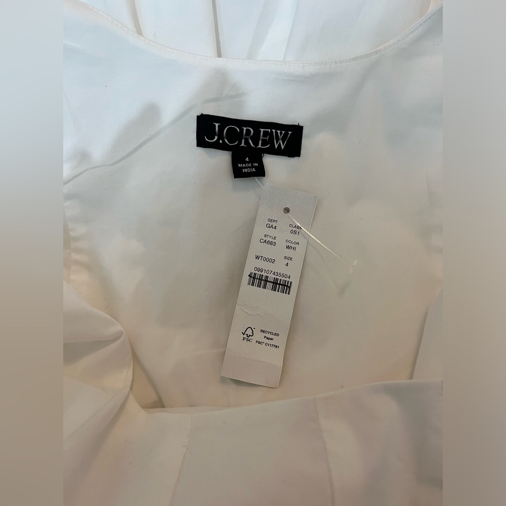 J. Crew White Mini Dress - Picture 9 of 10